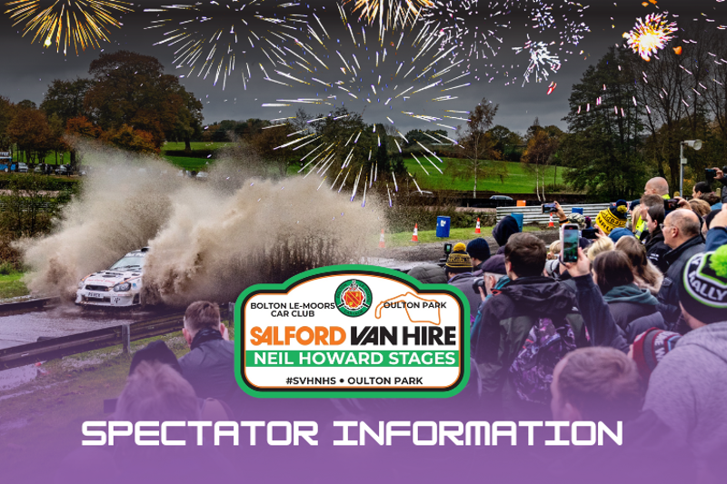 Salford Van Hire Neil Howard Stage Rally and Fireworks: Spectator Information Salford Van Hire Neil Howard Stage Rally and Fireworks: Spectator Information