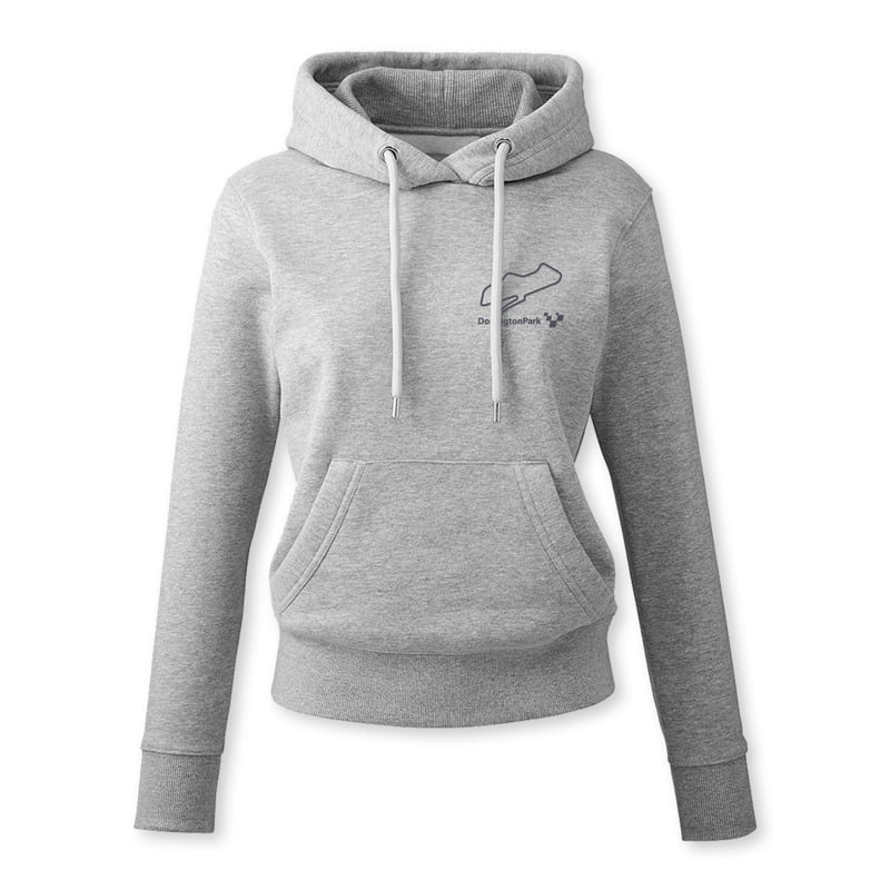 Donington Park Ladies Hoodie - Grey