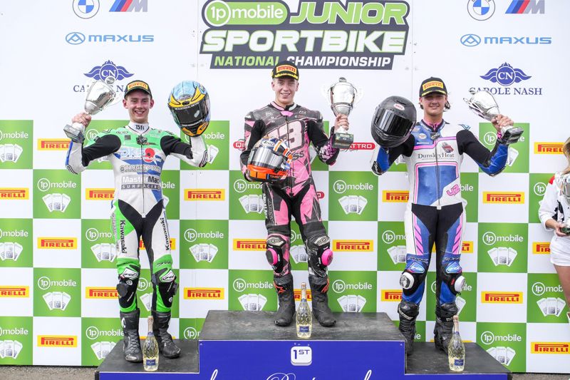 1pMobile Junior Sportbike Championship: New kid van Nieuwkerk takes the win