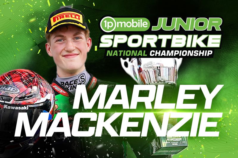 1pMobile National Junior Sportbike Championship: Mackenzie crowned champion on countbacks as Hopkins takes maiden win