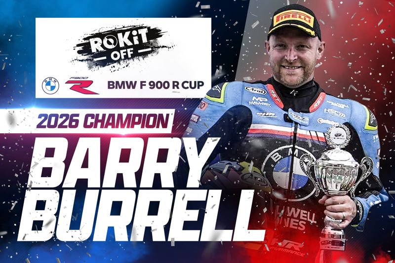 ROKiT OFF BMW F 900 R Cup: Brilliant Burrell is double champion