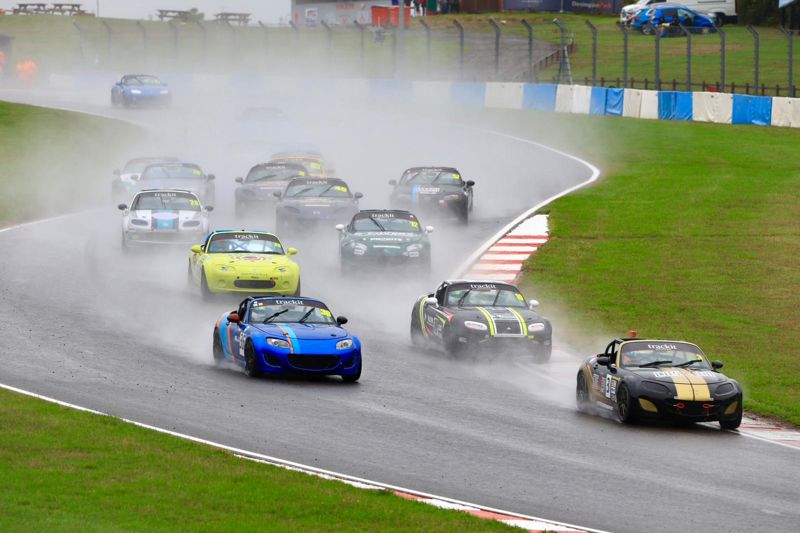 Lee and Antrobus top of the Hills at Donington 