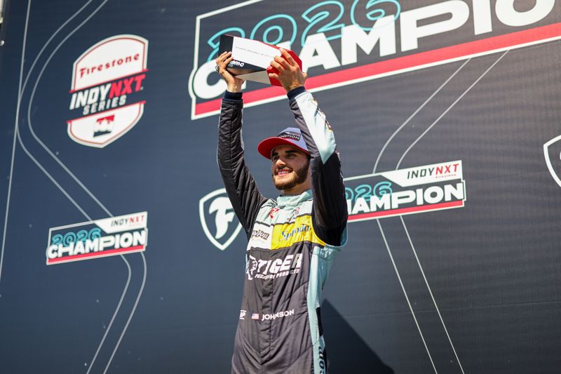 Alumni news: GB3 race winner Nikita Johnson crowned Indy NXT champion