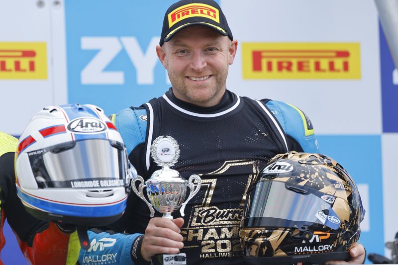 Burrell celebrates ROKiT OFF BMW F 900 R Cup victory for a second season