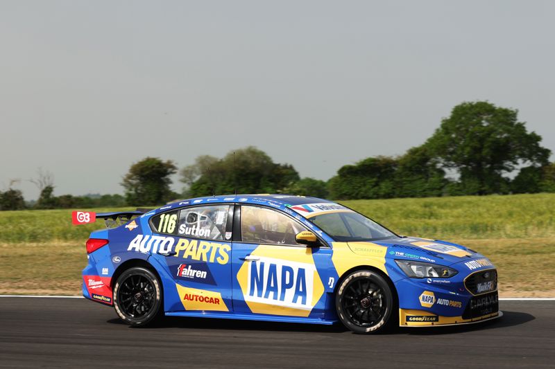 BTCC Race 2: Sutton surges from tenth to claim Race 2 glory