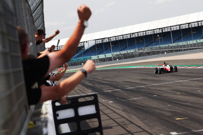 Ingram Hill seals maiden GB4 win in Silverstone race two after rapid start