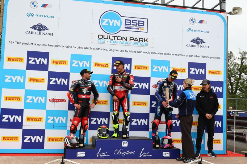 Ryde doubles up as Haslam and Ray make it a champions podium lock out