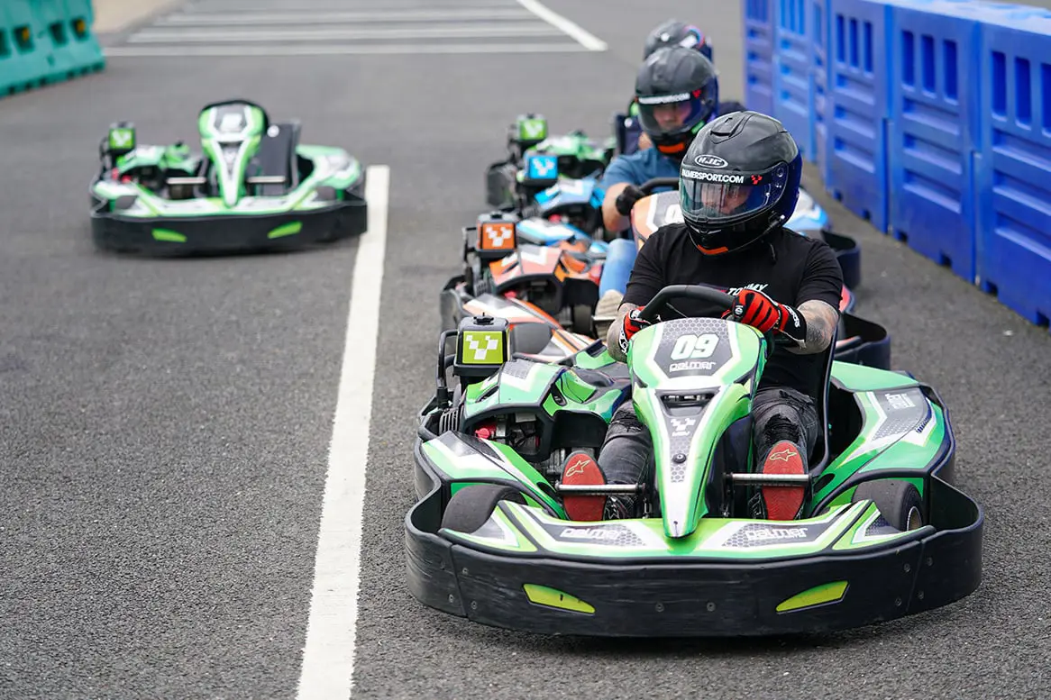 Sodi GT5 Karts getting ready to go