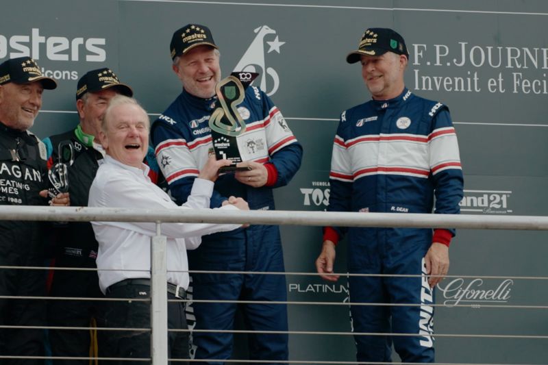 Zak Brown trades pit wall for podium at Brands Hatch