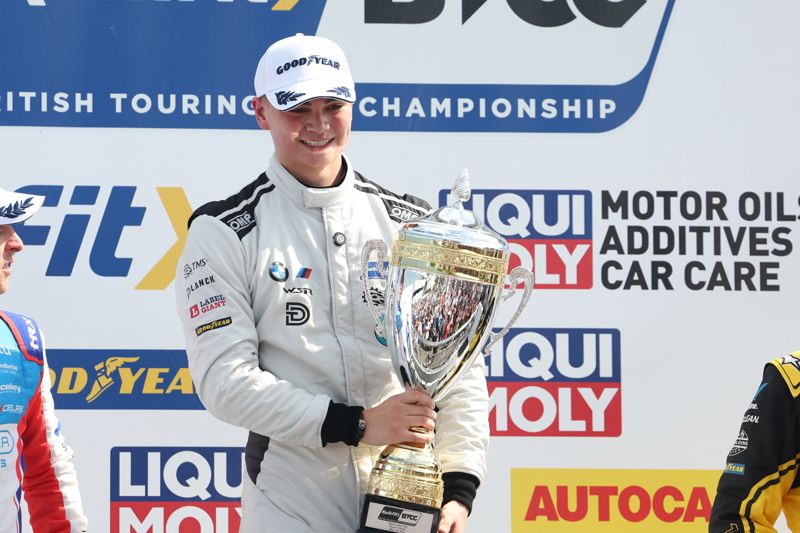 GB4 podium finisher Daryl DeLeon powers to first BTCC victory at Brands Hatch