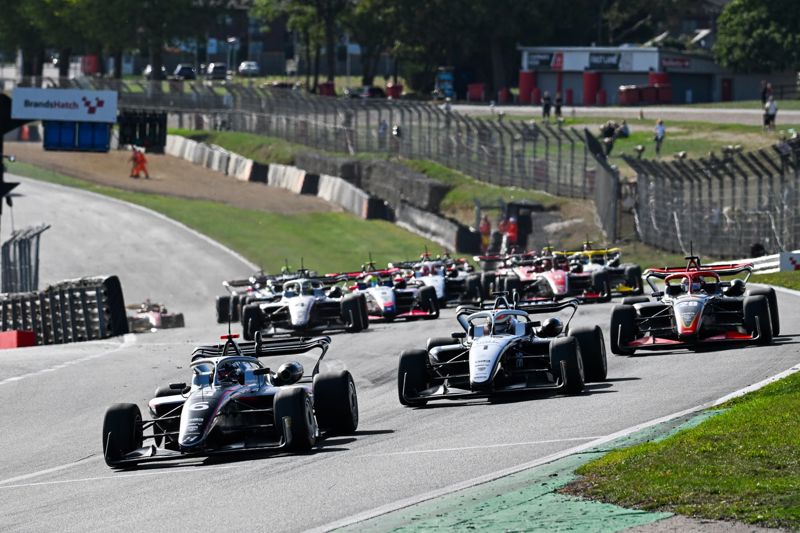 Fairclough blasts to crushing GB3 race one victory at Brands Hatch 