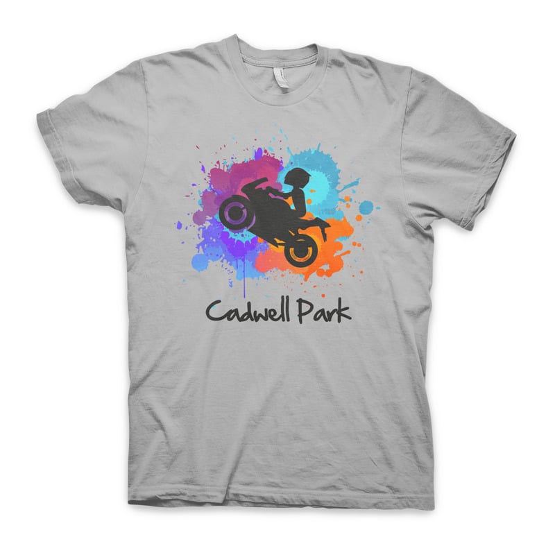 Cadwell Park Children's Bike Splat T Shirt