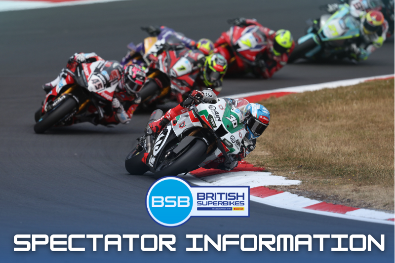 Spectator information for ZYN British Superbike Championship Finale Spectator information for ZYN British Superbike Championship Finale