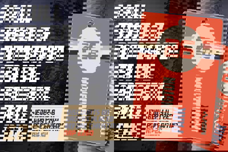  A full season of motorsport for one fantastic price of £225