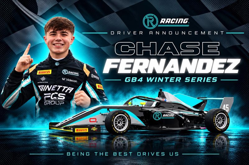 Chase Fernandez returns to single-seaters in GB4 Winter Series with R Racing
