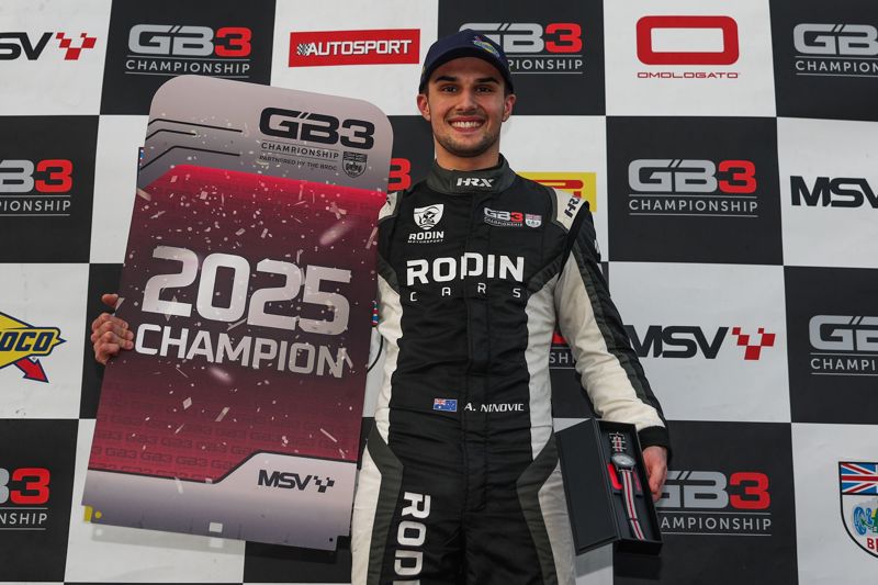 Ninovic trebles up in Omologato One to Watch Award honours 
