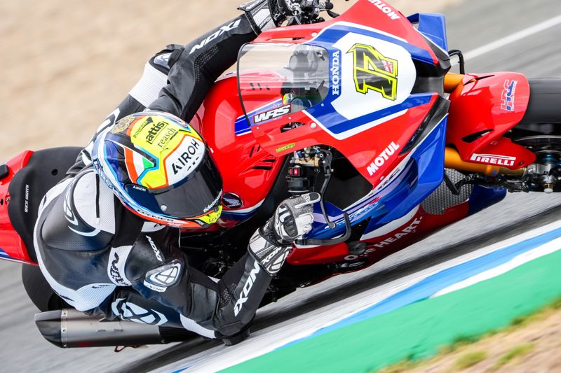 Vickers gets first taste of 2026 with Honda HRC WSBK test at Jerez 