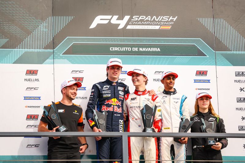 F4 Spanish Championship Race 2: Schormans triumphs back-to-back at Circuito de Navarra