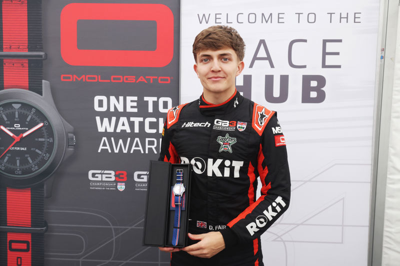 Fairclough's perfect score earns Donington Park Omologato One to Watch Award Fairclough's perfect score earns Donington Park Omologato One to Watch Award