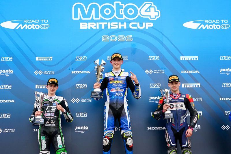R&G Moto4 British Cup: First win for Burrows in season-opener
