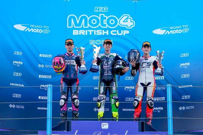 R&G Moto4 British Cup: Dunabie wins as rain stops play