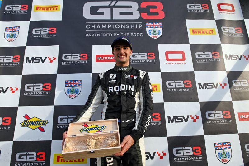 Ninovic breaks Brands Hatch GP lap record to claim Sunoco Fastest Driver of the Weekend Award