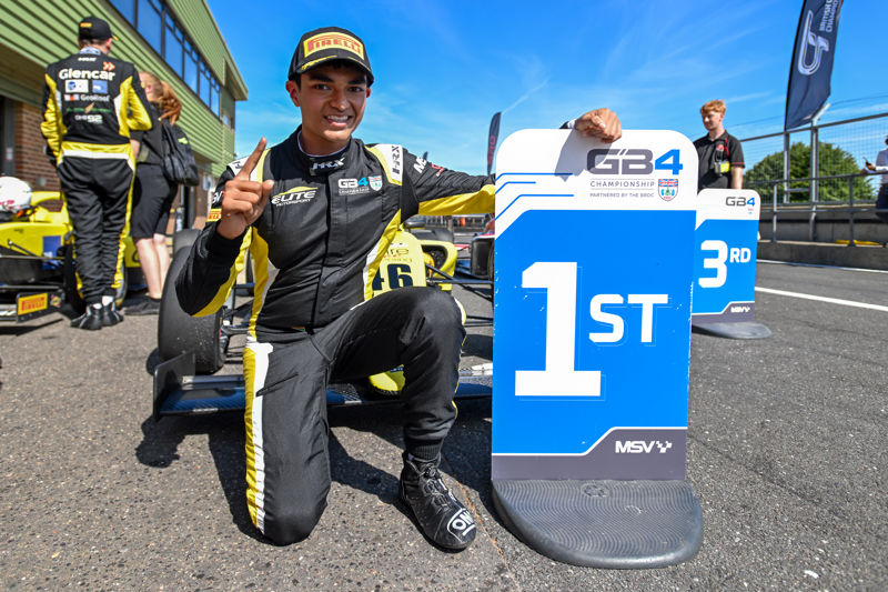 GB4 race one: Red hot Bansal triumphs from pole at Snetterton