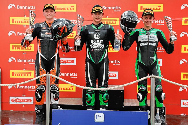 AJN Steelstock Kawasaki British Superteen Championship: Snell back on the box with Race One win