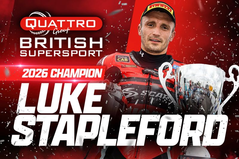 Quattro Group British Supersport Championship: Stapleford is 2026 champion