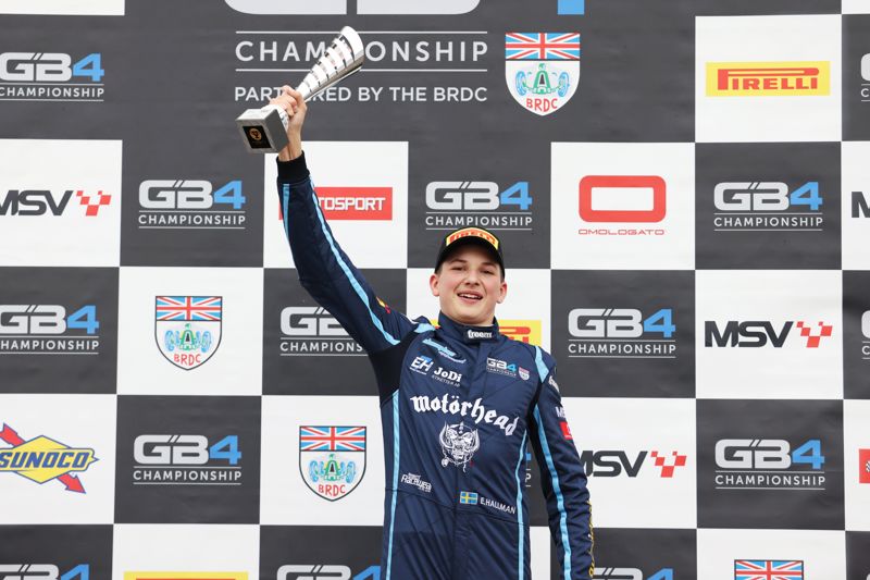 GB4 race three: Hallman wins extraordinary Oulton Park finale