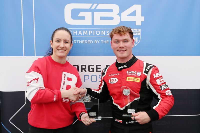 Guinchard's Oulton Park double creates three-way tie at top of George Russell Pole Position Cup