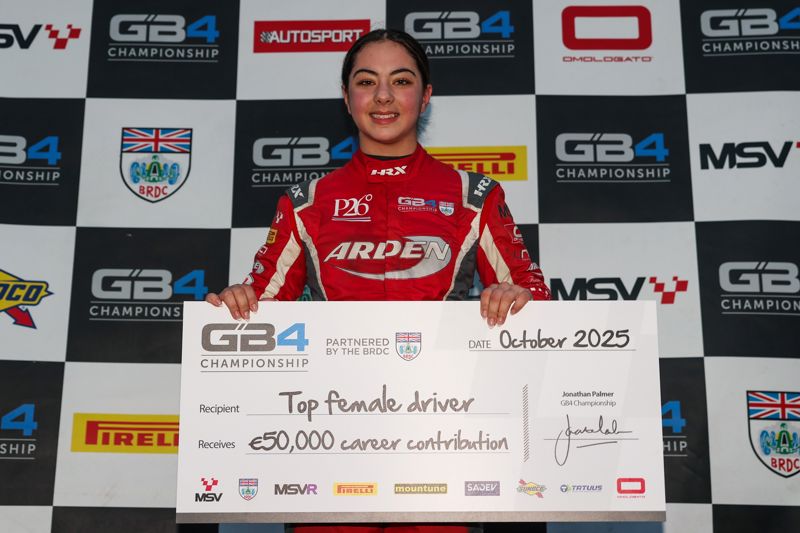 GB4's top female Ava Dobson secures 2026 F1 Academy seat with American Express