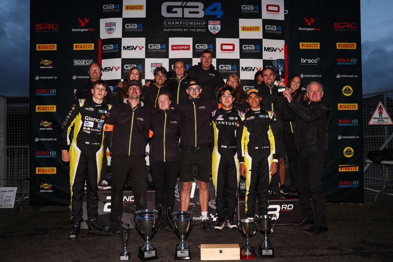 Elite Motorsport's Eddie Ives celebrates maiden single-seater titles