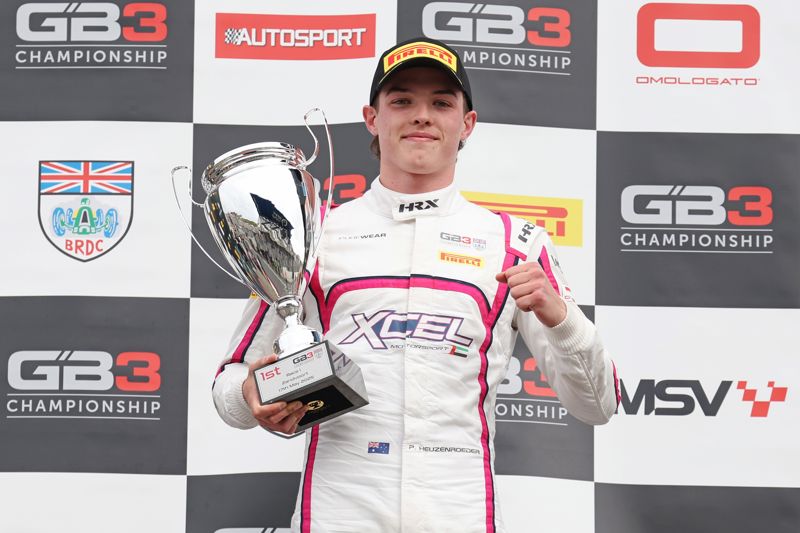 GB3 race 1: Heuzenroeder marches to maiden win at Zandvoort
