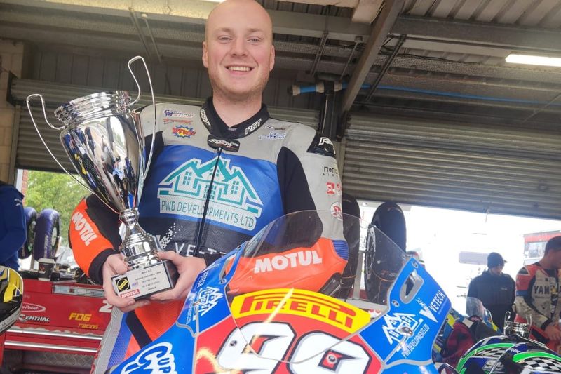 Callum Grigor completes Donington Park lap