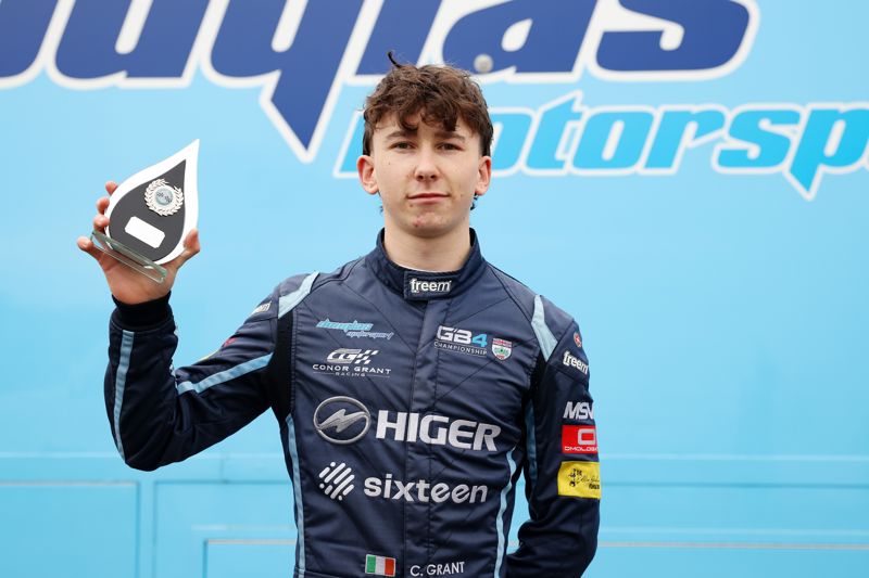 Grant delighted with maiden GB4 pole in Winter Series qualifying 