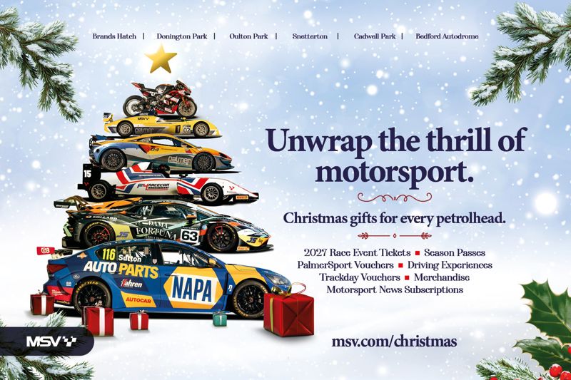 Unwrap the thrill of motorsport this Christmas with special offers from MSV