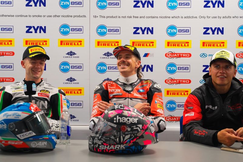 VIDEO: Race 1 podium reactions from Donington Park VIDEO: Race 1 podium reactions from Donington Park
