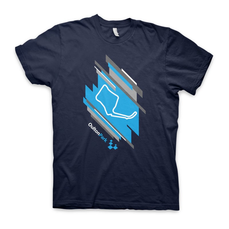 Oulton Park Shard T-Shirt - Blue