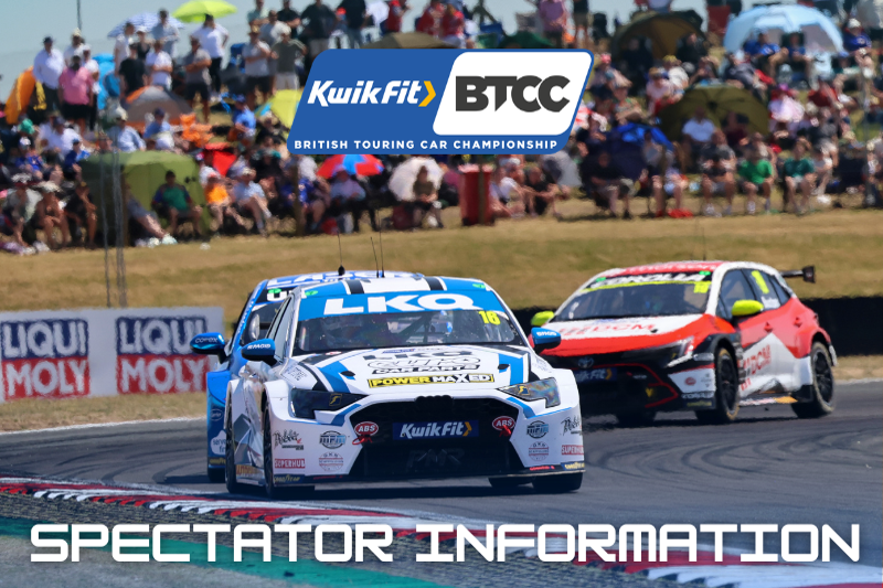 Spectator information for British Touring Cars this weekend Spectator information for British Touring Cars this weekend