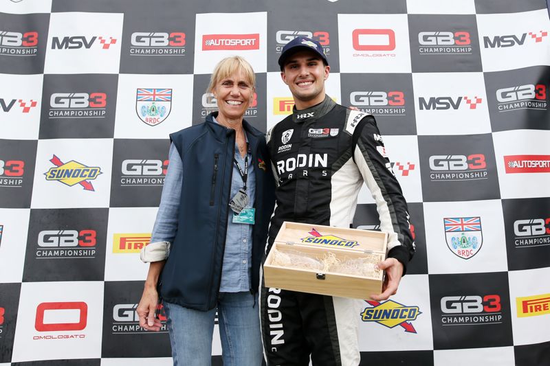 Ninovic adds another Sunoco Fastest Driver of the Weekend Award at Silverstone