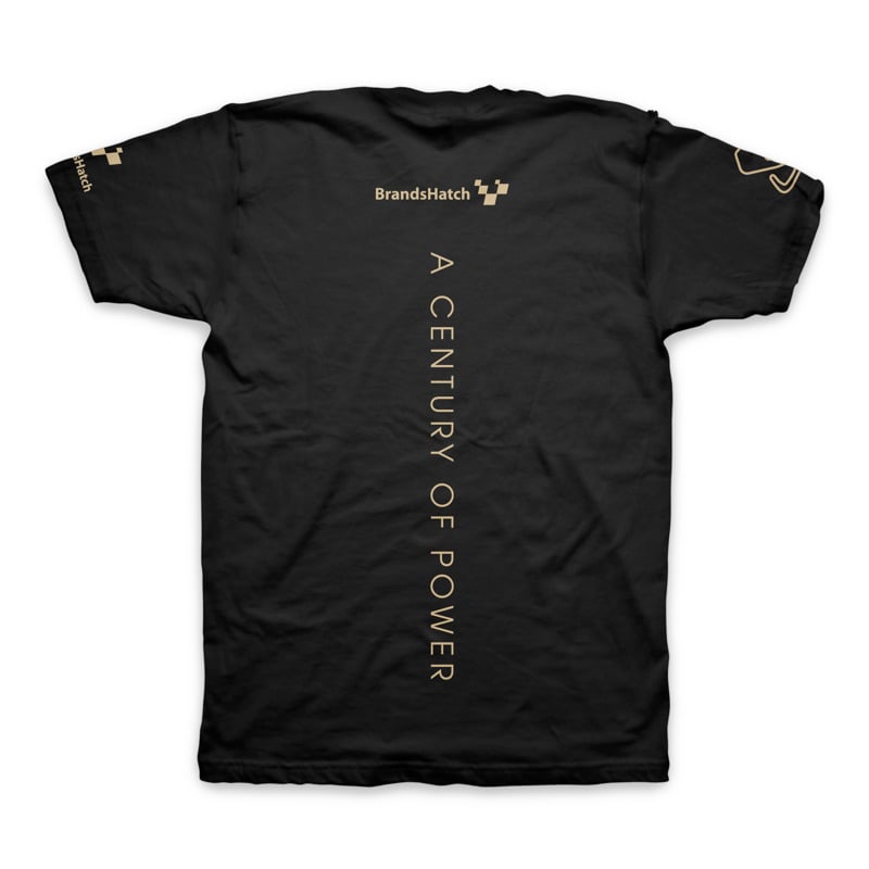 Limited Edition Brands Hatch Century of Power T Shirt - Black