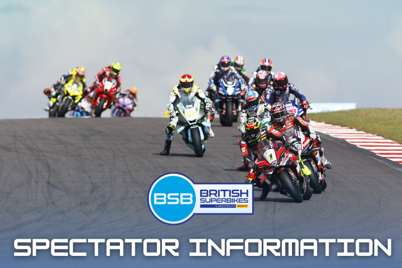 Spectator information for British Superbikes this weekend Spectator information for British Superbikes this weekend