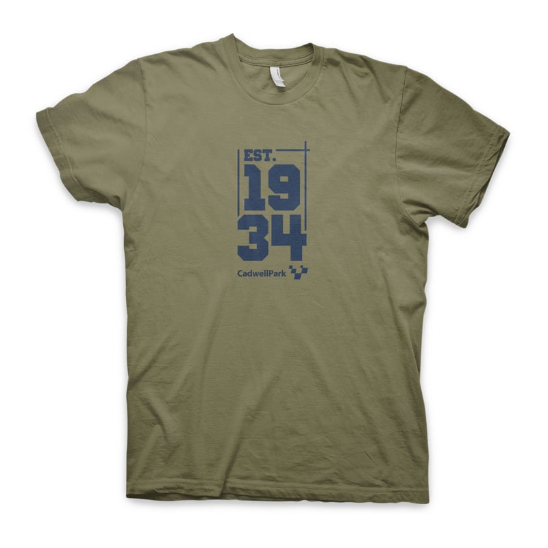 Cadwell Park Est. '34 T-Shirt - Green