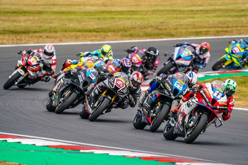 Pirelli National Superstock Championship: Allingham holds off Mossey for Race One win
