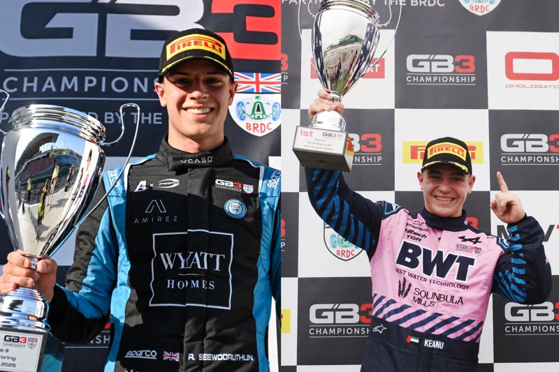 GB3 race-winners Seewooruthun and Al Azhari confirm 2027 FIA F3 graduations