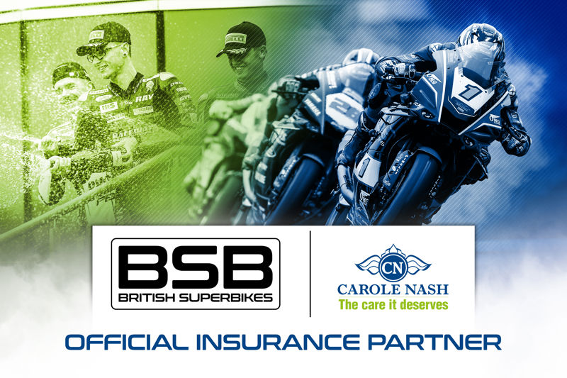 Carole Nash becomes the Official Insurance Partner of the British Superbike Championship