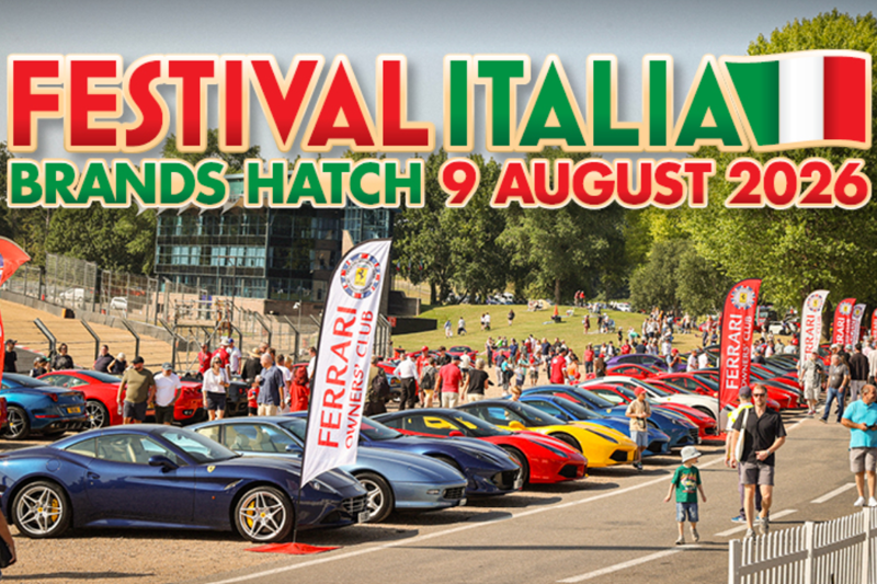 Tickets for Festival Italia 2026 at Brands Hatch on sale now!