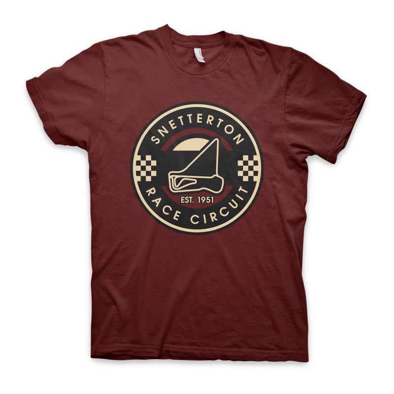 Snetterton '51 original T-Shirt - Burgundy