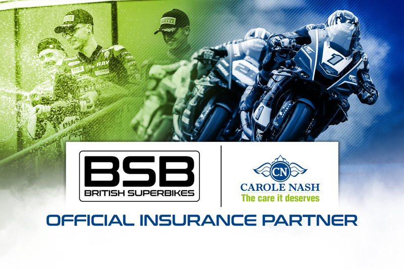 Carole Nash becomes the Official Insurance Partner of the British Superbike Championship